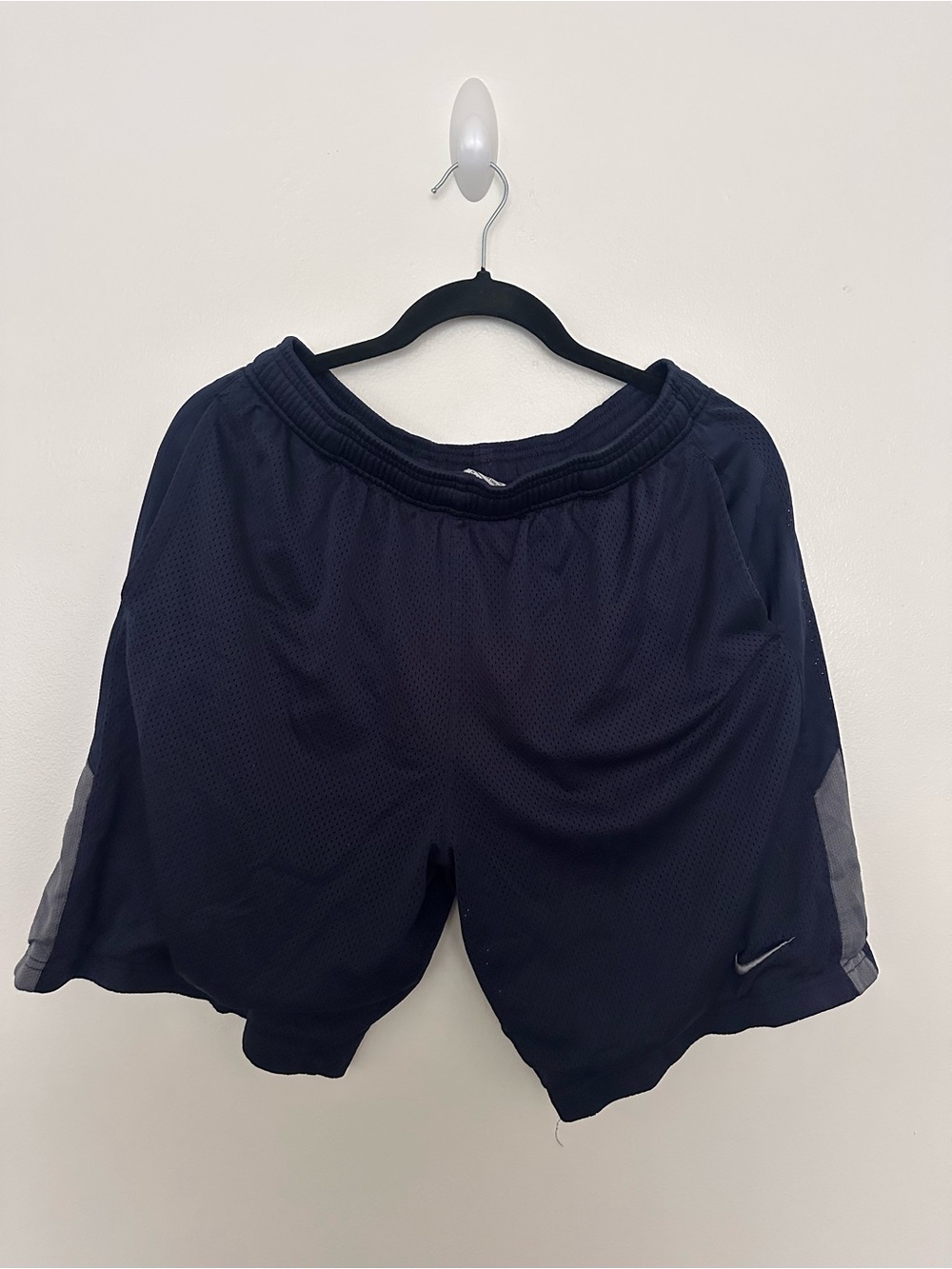 Nike Men's Navy Athletic Mesh Shorts